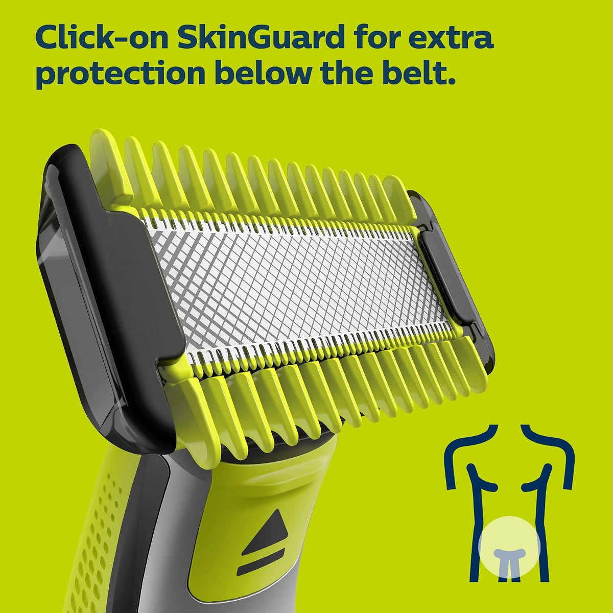 Philips Norelco OneBlade Face + Body Hybrid Electric Trimmer and Shaver, QP2630/70 - Image 4