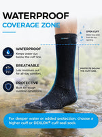 DexShell over the ankle waterproof performance socks side profile