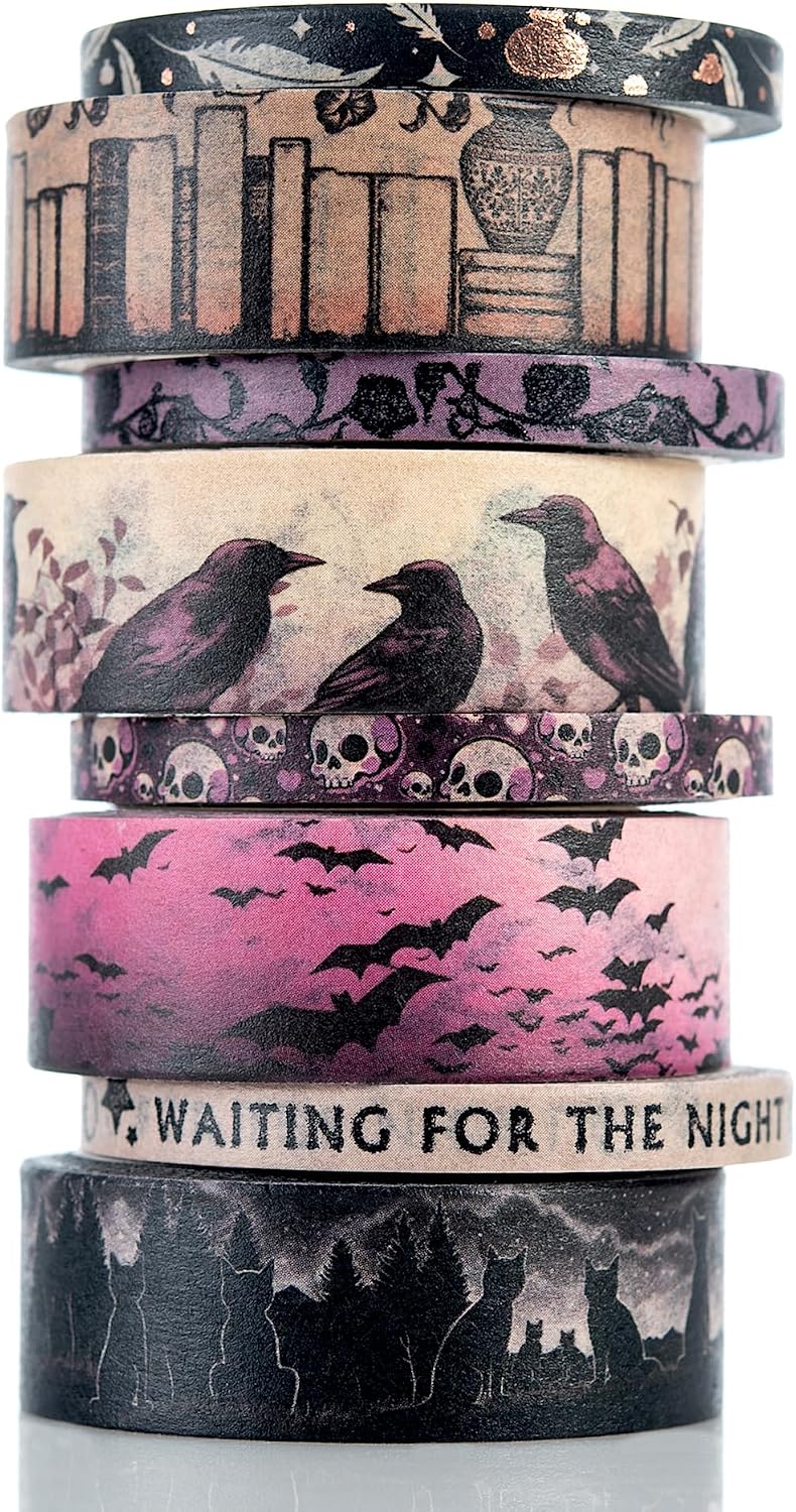 Conquest Waiting for the Night washi tape bundle front view packaging