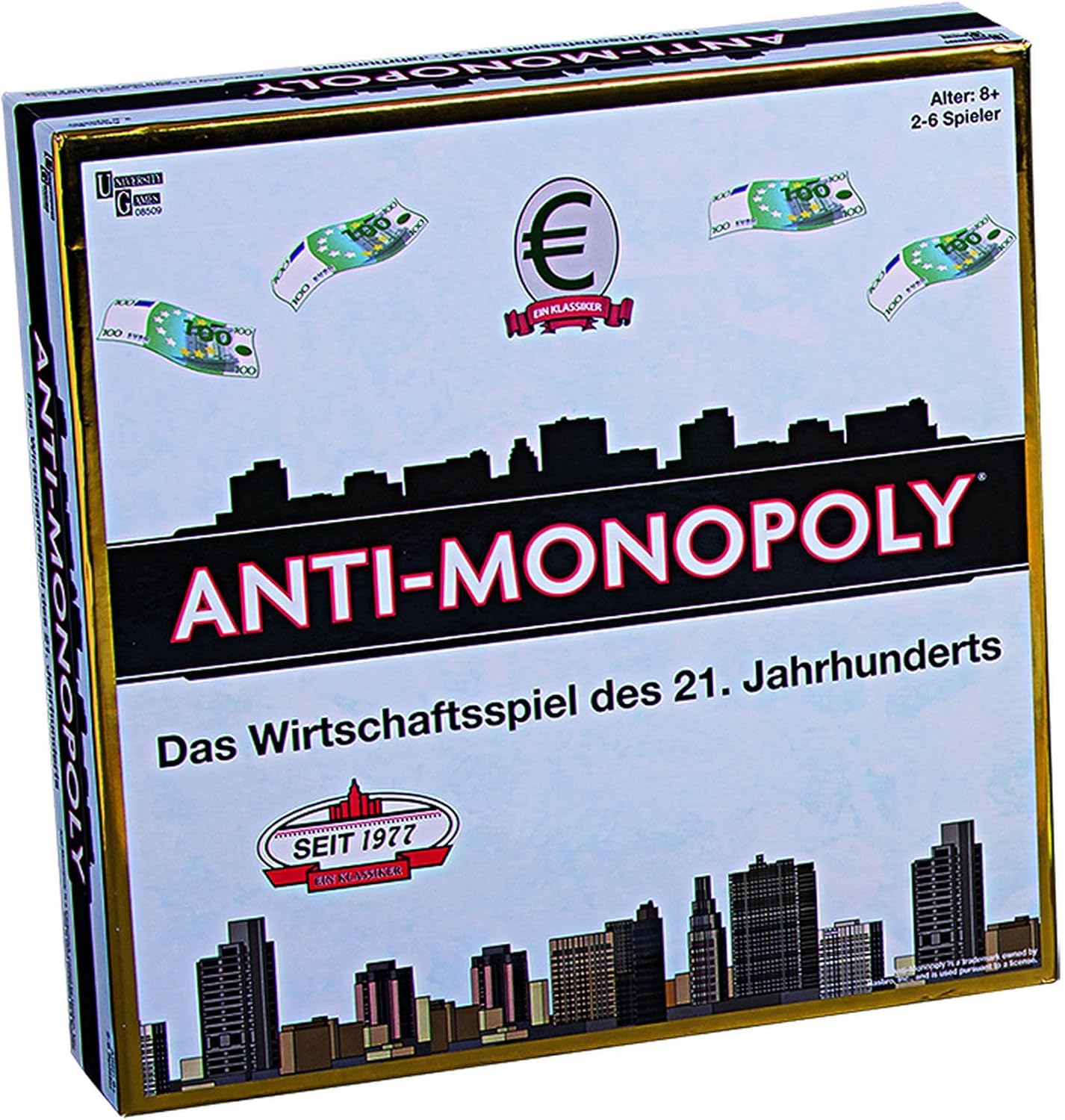 Funskool Anti Monopoly, Strategic & Mind Challenging Board Game for Kids, 2 to 6 Players, Family Fun, Learning Activity Toy for Childrens, Gift Set for Kid, Ages 8+ Years - Image 1