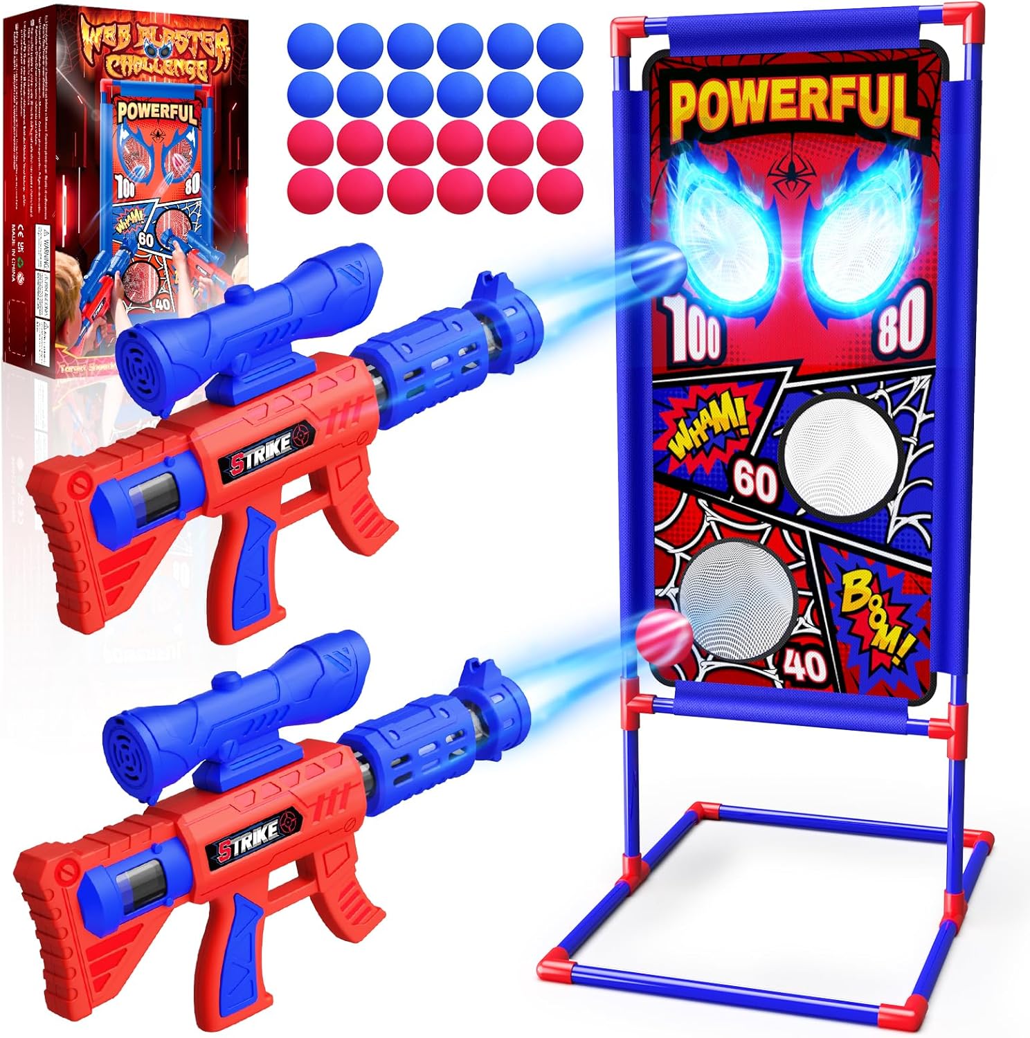 Tiyvnsi hero style shooting toy set front view