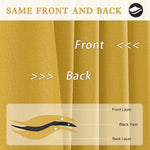 DUALIFE 2 panel curtain set folded neatly