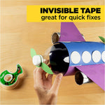 Scotch Magic Tape side profile on transparent core
