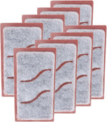 Zuqqony small aquarium filter cartridges eight pack front view