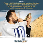 HalleluYAH KOSHER ODORLESS Ram Horn Shofar - 14"-16", Smooth Mouthpiece, Velvet Bag, Clean Brush, Shofar Guide - Made In Israel - Image 4