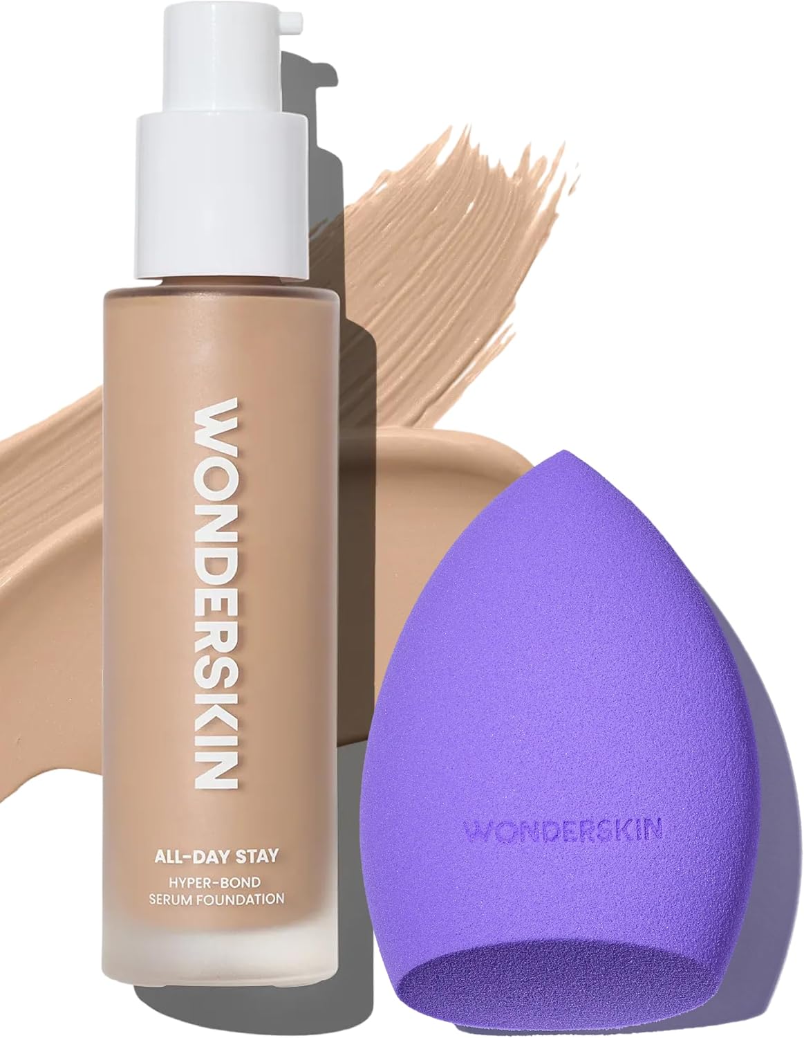 Wonderskin Perfect Blend Duo Serum Foundation Moonstone shade front view