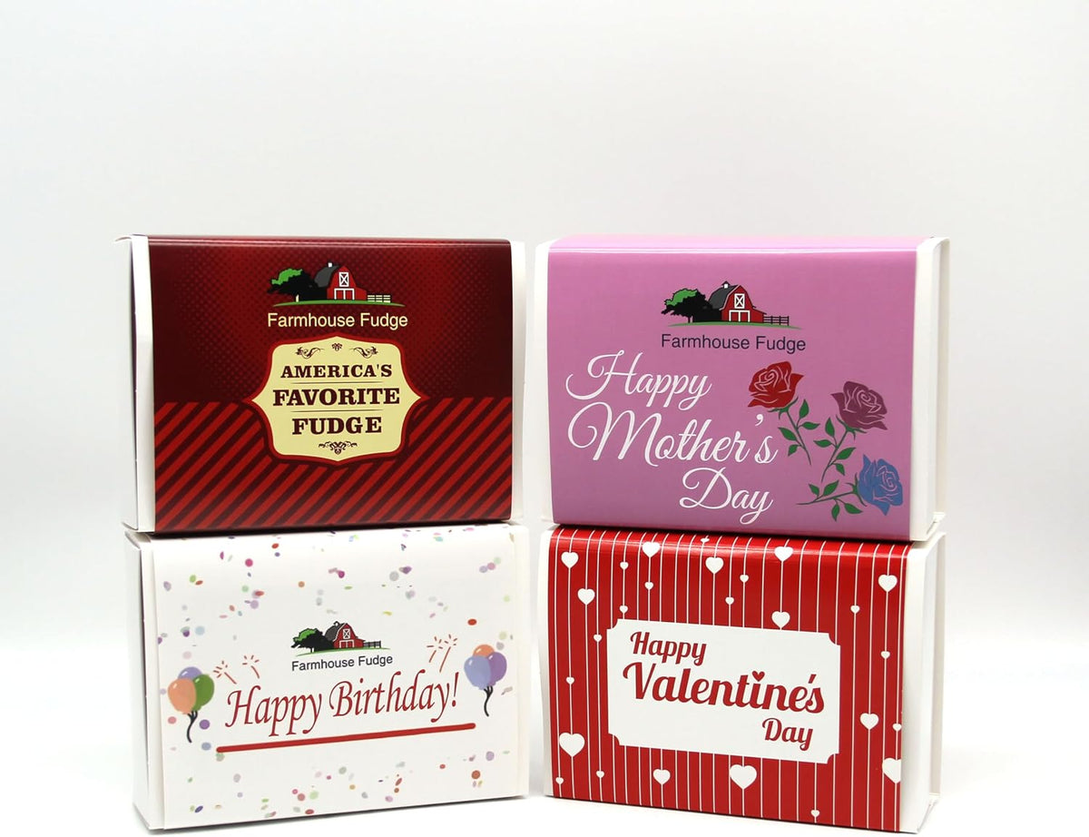 Artisan dessert sampler box ideal for luxury holiday and birthday gifting.