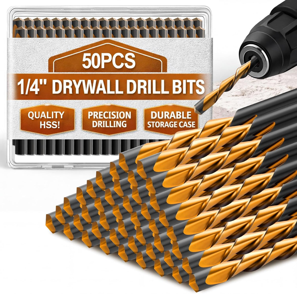 Tondiamo Drywall Router Drill Bits full assortment view