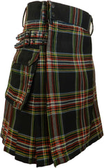 Men's Standard Tartan Utility Kilt, Modern Scottish Kilt for Everyday Wear, Tactical Kilts Adjustable Hip Straps - Image 12
