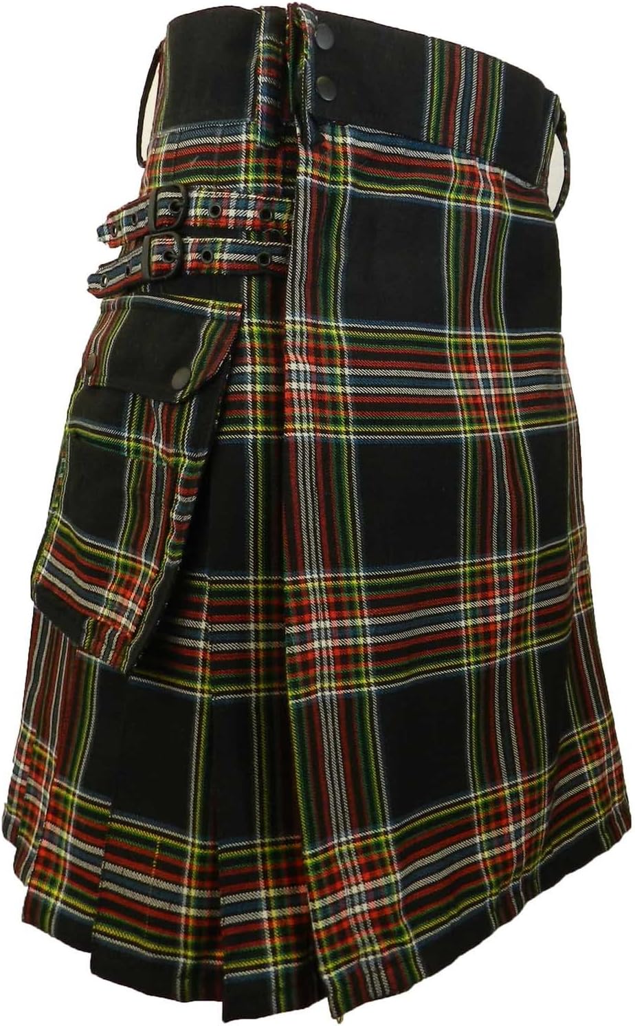 Men's Standard Tartan Utility Kilt, Modern Scottish Kilt for Everyday Wear, Tactical Kilts Adjustable Hip Straps - Image 12