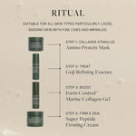 Kat Burki marine collagen serum retail packaging side view