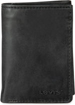 Levi's Men's Trifold Wallet-Sleek and Slim Includes Id Window and Credit Card Holder, Brown Stitch, One Size - Image 9