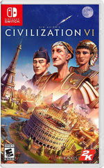 2K Sid Meier's Civilization VI Nintendo Switch game cartridge front view