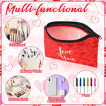 Abbylike Valentine gift pouches zipper detail