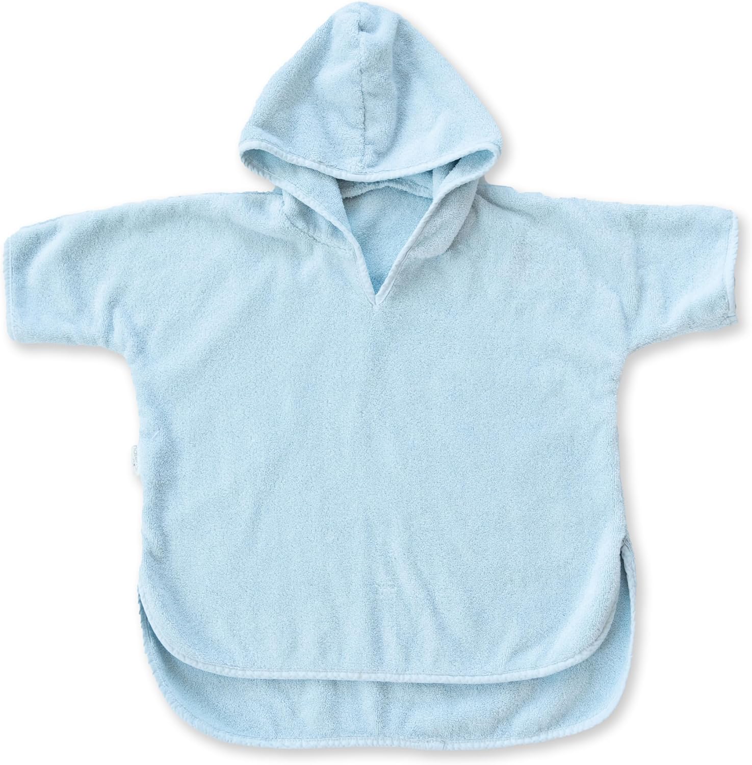 Natemia hooded towel poncho front view for kids