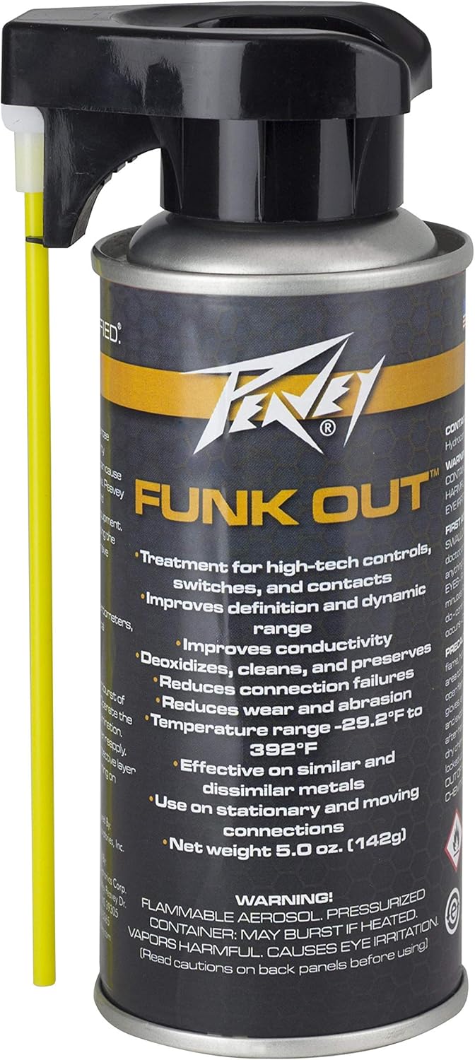Peavey Funk Out electronic cleaner spray front view