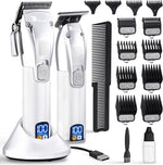 Fagaci professional hair clippers front view barber kit