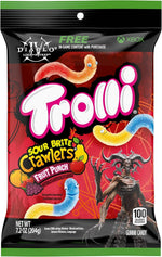 Trolli Sour Brite Crawlers Candy, Very Berry, Sweet and Sour, Gummy Worms, 7.2 oz - Image 9