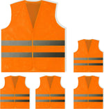 20 Pack, Yellow Reflective High Visibility Safety Vest, Hi Vis Silver Strip, Men Women, Work, Cycling, Runner, Construction (Mesh, 20)... - Image 10