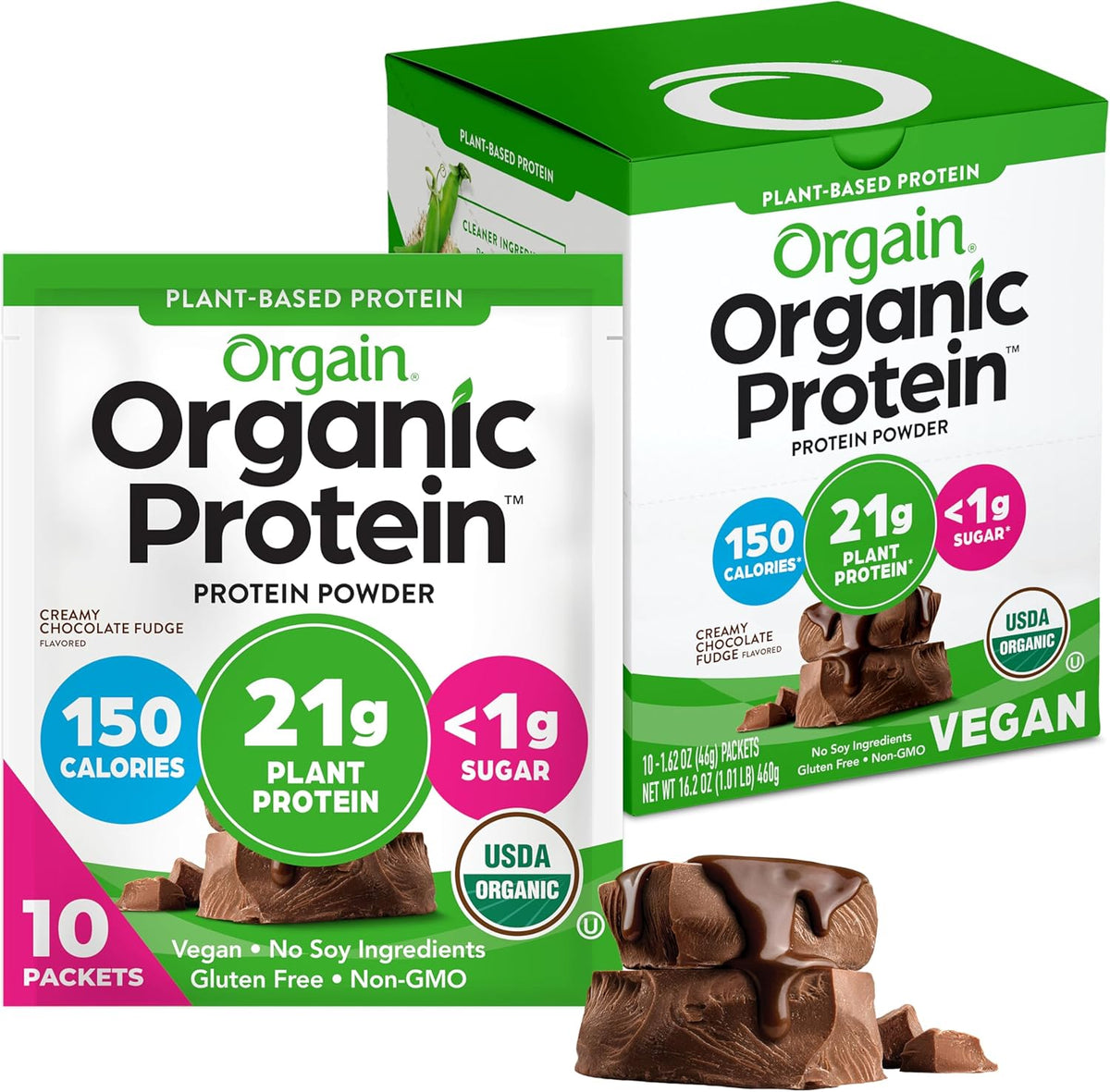 Orgain Organic Vegan Protein Powder, Strawberries & Cream - 21g Plant Based Protein, 4g Prebiotic Fiber, Low Net Carb, No Lactose Ingredients, No Added Sugar, Non-GMO, For Shakes & Smoothies, 2.03 lb - Image 12