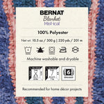 Soft polyester crafting yarn skeins overview