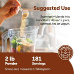 Micro Ingredients organic ginger powder resealable pouch back