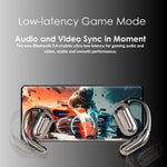 SYMTECH sport earbuds angled close up view