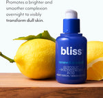 Bliss serum duo packaging highlighting vegan and cruelty-free labels