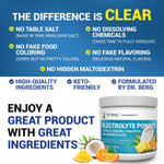 Premium pink Himalayan salt electrolyte supplement for Indian fitness enthusiasts.