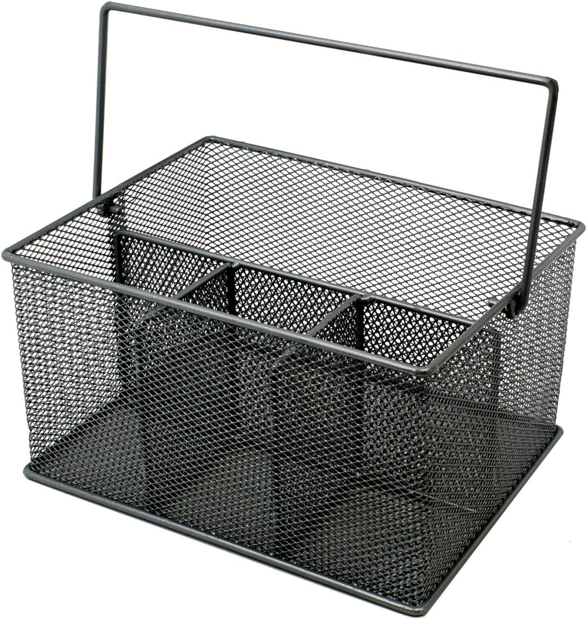 Sorbus(R) Utensil Caddy - Silverware, Napkin Holder, and Condiment Organizer - Multi-Purpose Steel Mesh Caddy-Ideal for Kitchen, Dining, Entertaining, Tailgating, Picnics, and much more (Black) - Image 9