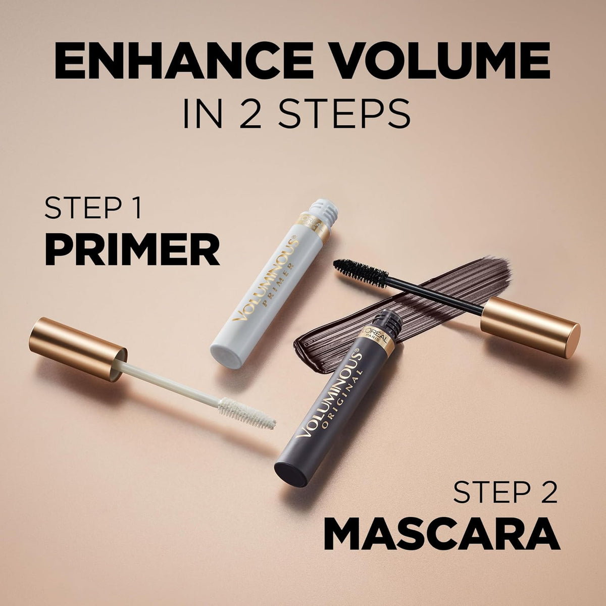 L'Oral Paris Voluminous Original Mascara, Black Brown, 0.28 fl. oz. - Image 6