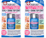 Nail-Aid Seal And Shine Top Coat packaging and gloss finish details.