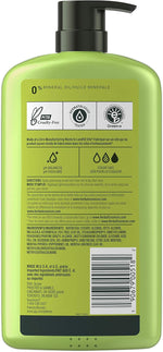 Herbal Essences tea tree conditioner pump bottle back label