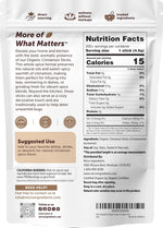 Micro Ingredients whole cinnamon sticks bulk pouch label close-up