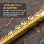 Replacement trip spring fastener for Meyer and Western snowplows close up