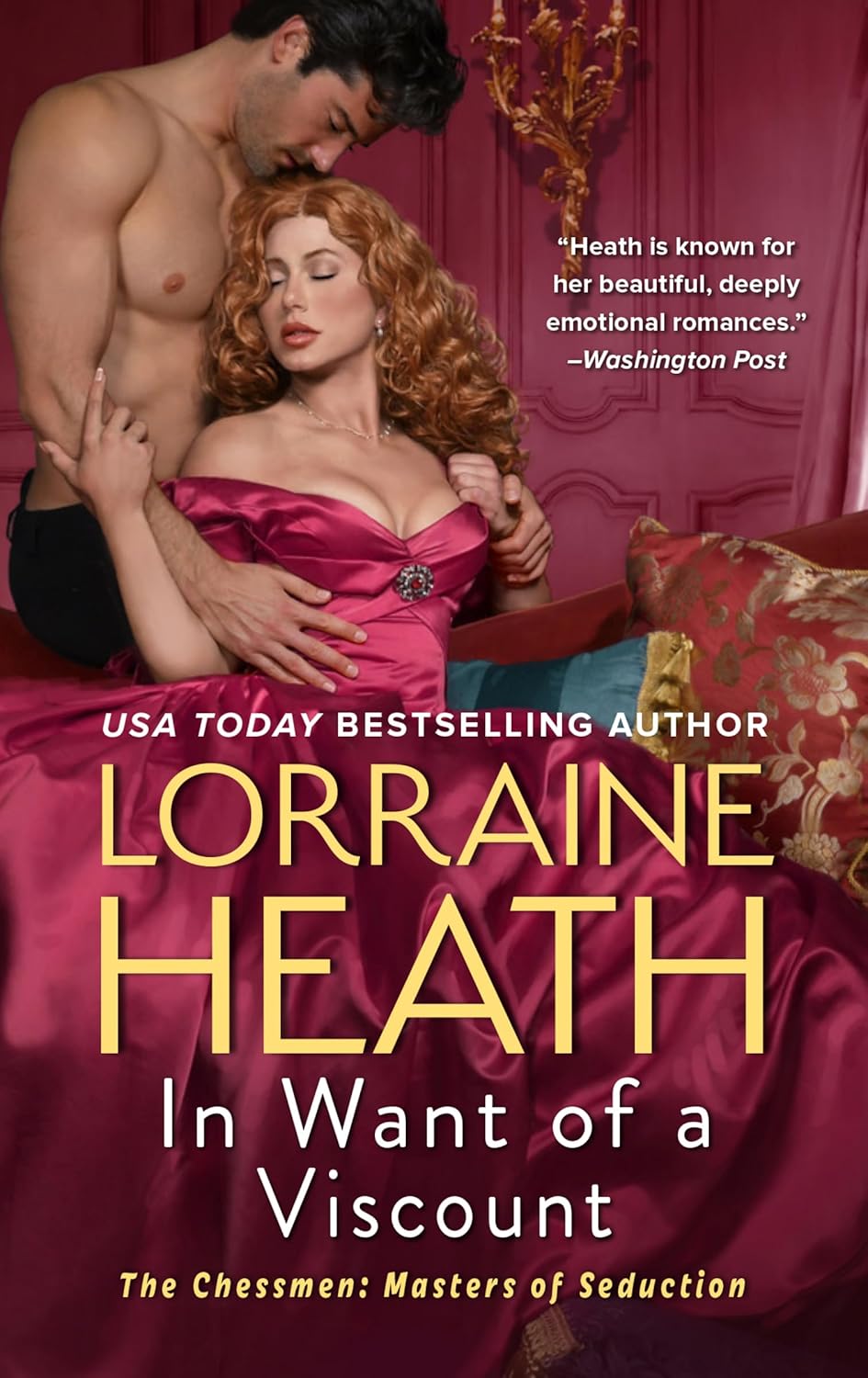 Lorraine Heath In Want of a Viscount book cover front view