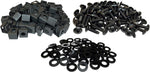 RackGold 12-24 slide-on cage nut and screws 50-pack front view hardware kit