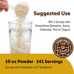 Micro Ingredients Organic Lemon Juice Powder mixed in beverage glass