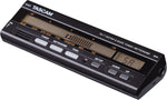 Tascam TG-7 guitar tuner side angle showing input jacks