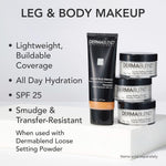 Dermablend body makeup showing texture and consistency