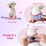 YIMEIS reflective dog harness highlighting night safety strips