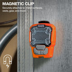 Klein Tools AEPWS1 jobsite speaker shown in outdoor environment