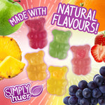 Top view of Huer school friendly gummy candy bags