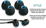 Xcessor headphone cushion tips flexible material angle