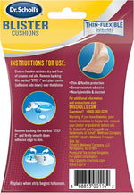 Dr. Scholl's active series blister treatment cushion back of packaging