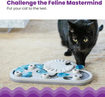 Catstages interactive cat puzzle showing treat compartments