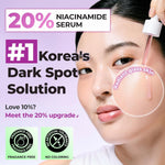 Jumiso dark spot serum bottles packaging detail
