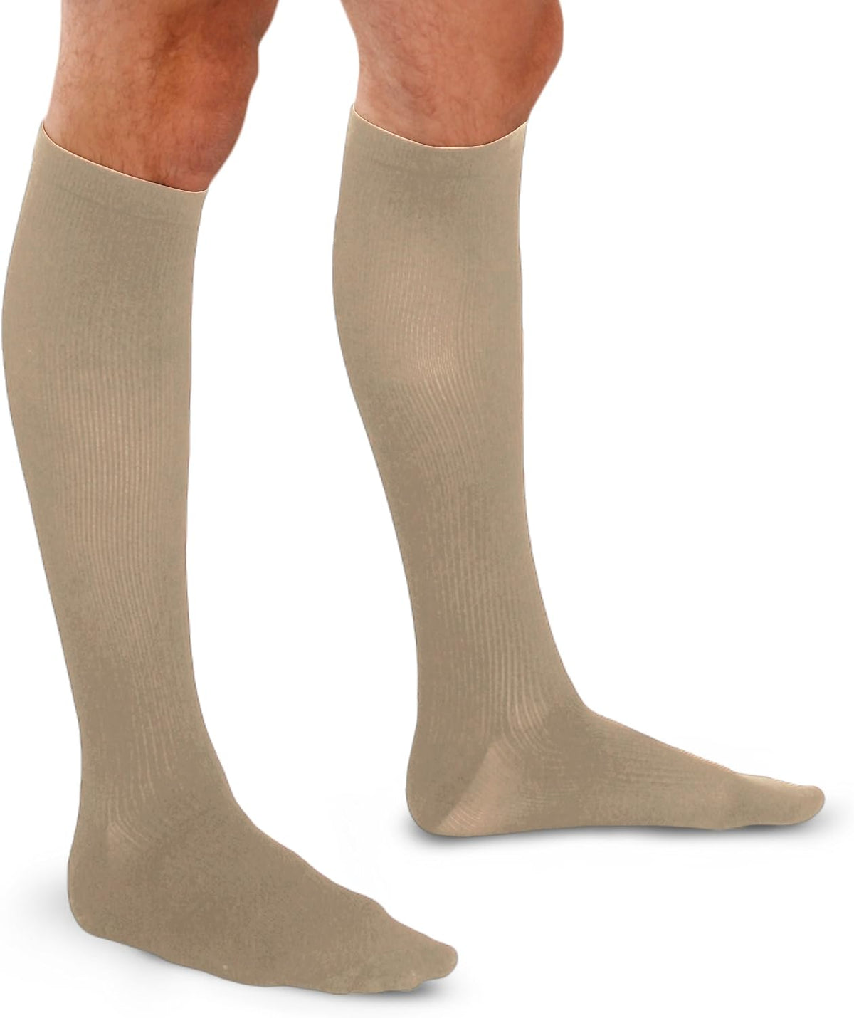 Therafirm black trouser socks top band view
