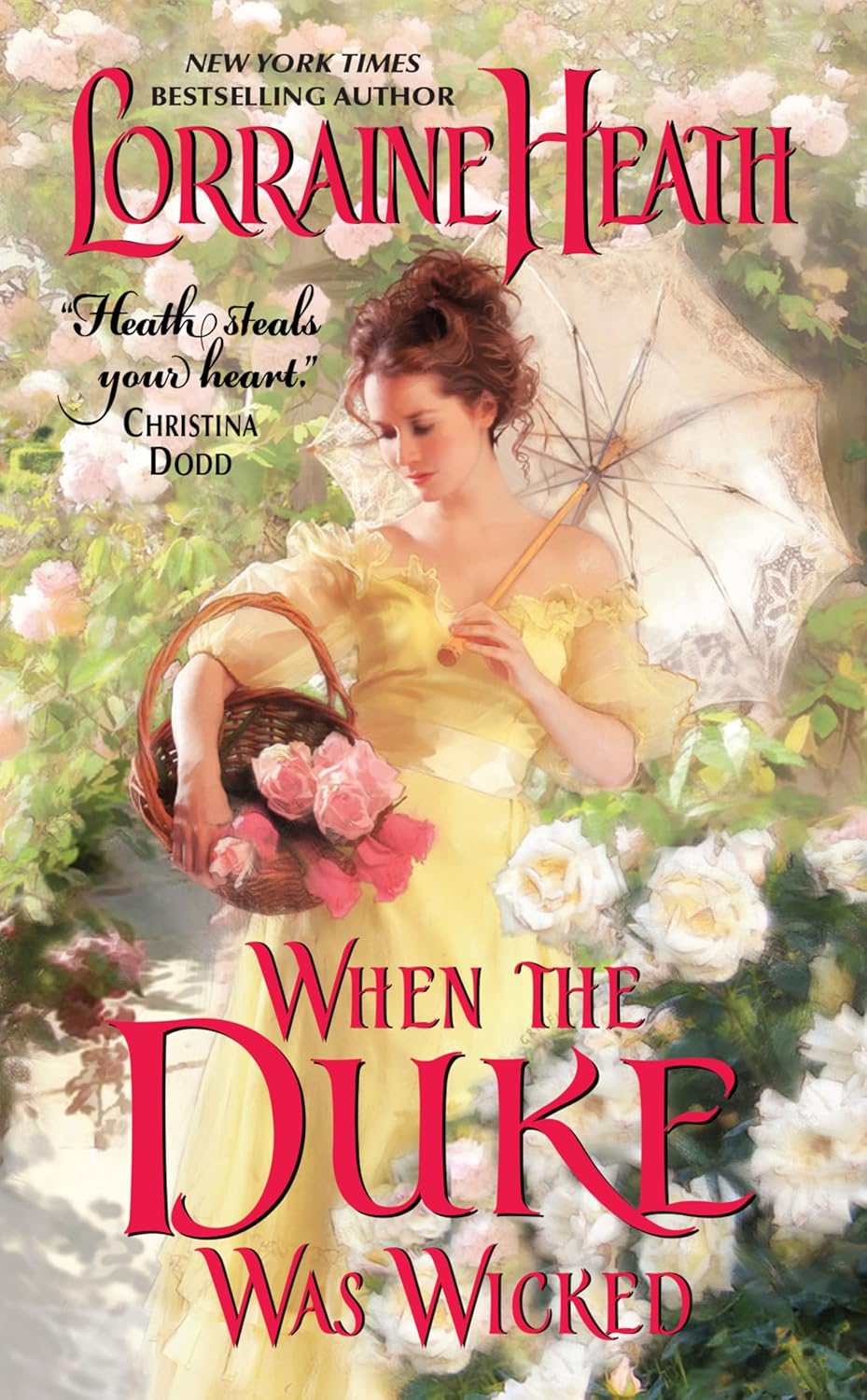 Lorraine Heath When the Duke Was Wicked paperback front cover view