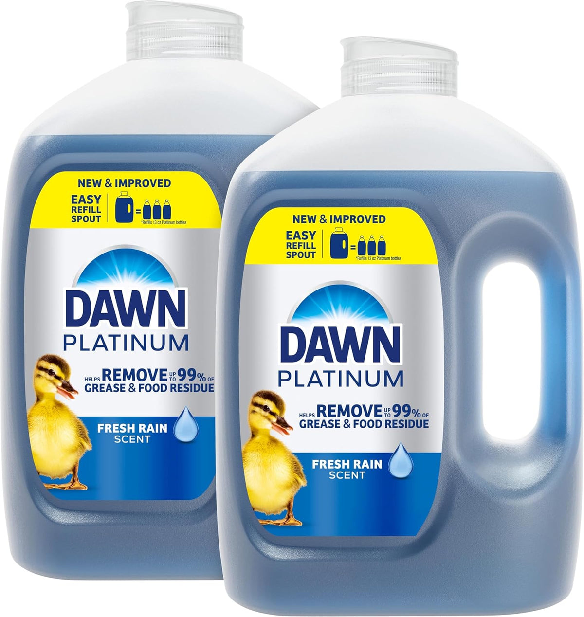 Dawn Platinum Dish Soap Fresh Rain Scent Liquid Dishwashing Detergent, Powerful Dawn Dish Soap for Tough Grease Removal, 30 oz - Image 13